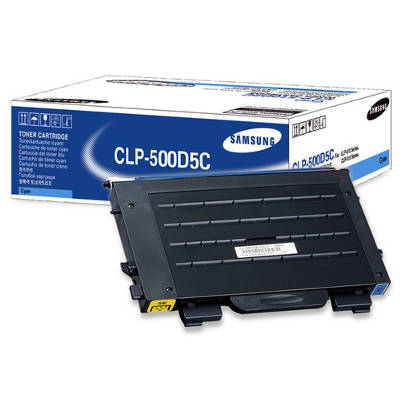 Toner Oryginalny Samsung CLP-500D5C (Błękitny)