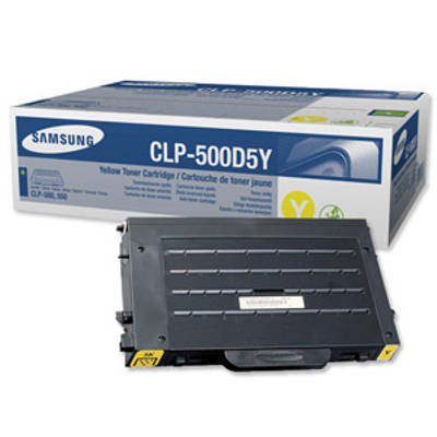 Toner Oryginalny Samsung CLP-500D5Y (Żółty)