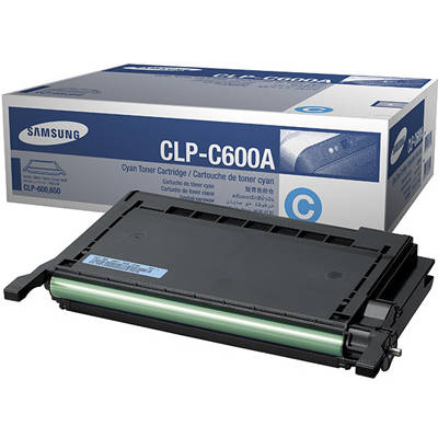 Toner Oryginalny Samsung CLP-C600A (Błękitny)