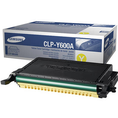 Toner Oryginalny Samsung CLP-Y600A (Żółty)